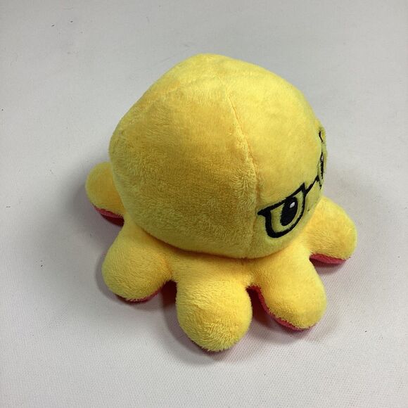 2 Tee Turtle Octopus Reversible Flip Mood Plush Stuffed Toys - Picture 6 of 16